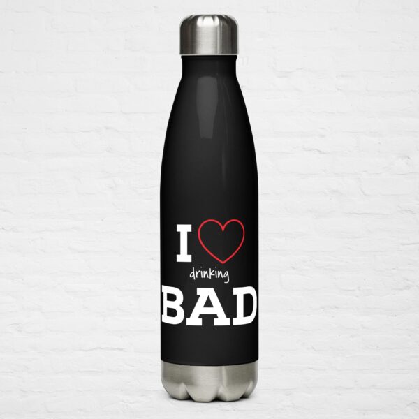 Stainless steel water bottle black 17 oz front 6a0c450c0f7c3.jpg
