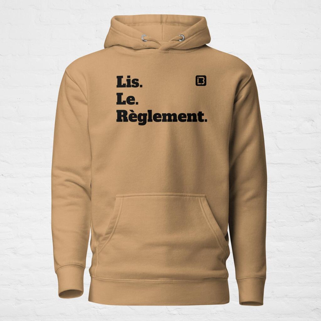 Unisex premium pullover hoodie khaki front 6a0c48fa2458d.jpg