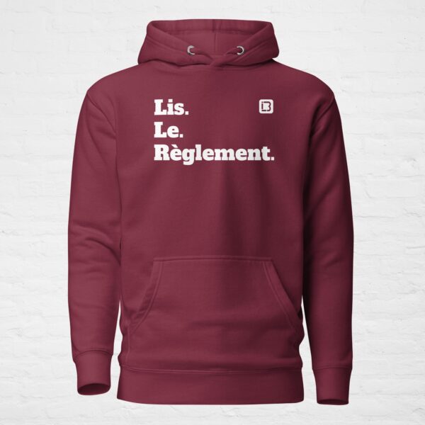 Unisex premium pullover hoodie maroon front 6a0c494e8b5d2.jpg